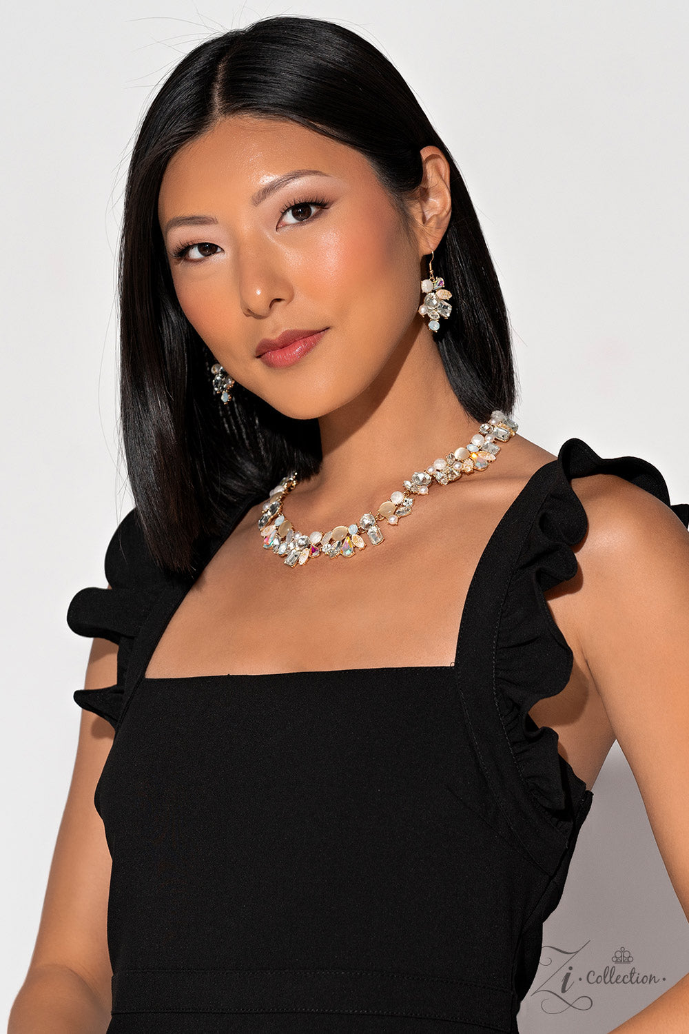 ENCHANTING - NECKLACE & EARRING SET - ZI COLLECTION - PAPARAZZI – 2262