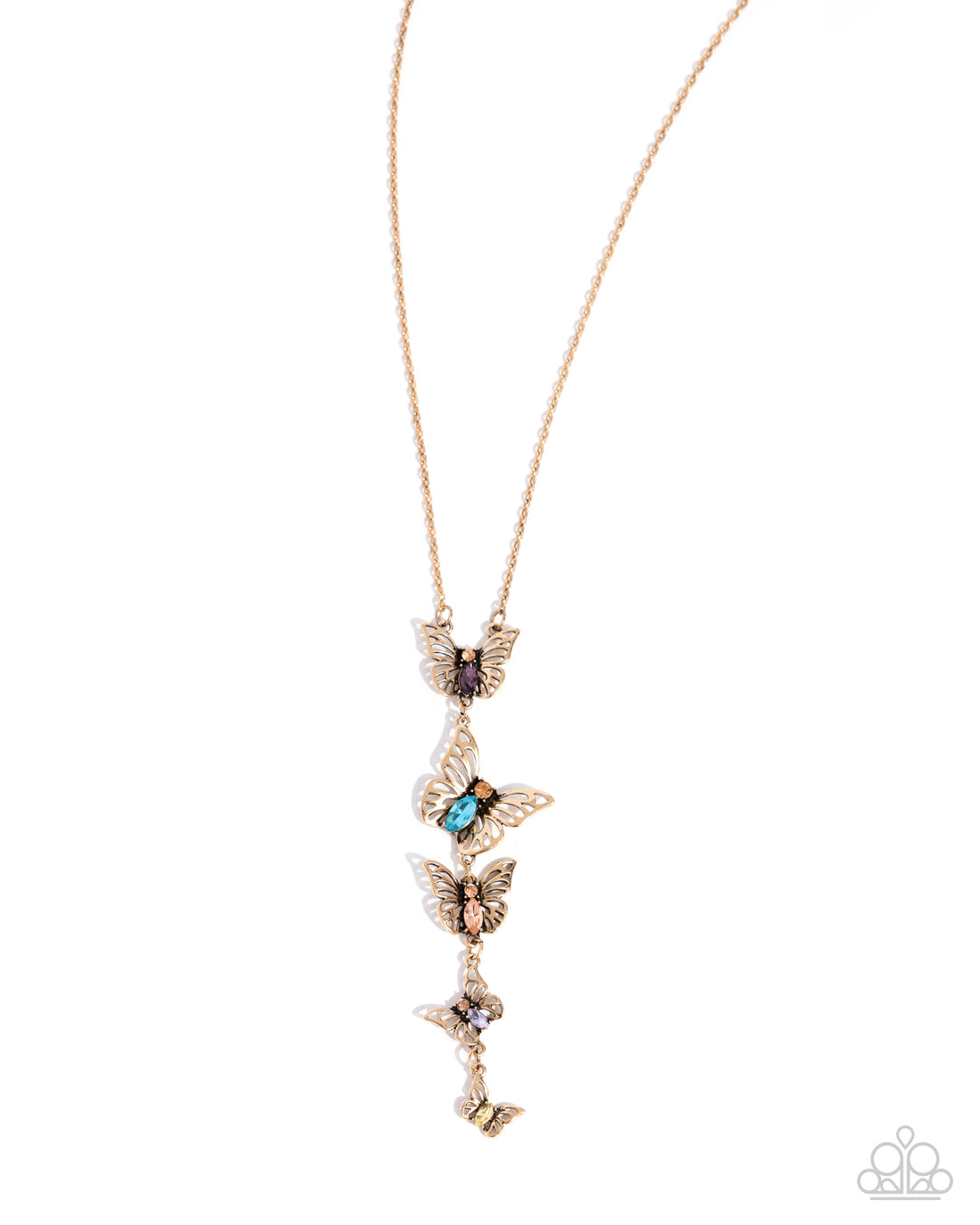 AERIAL ADDITION NECKLACE – GOLD – 1880