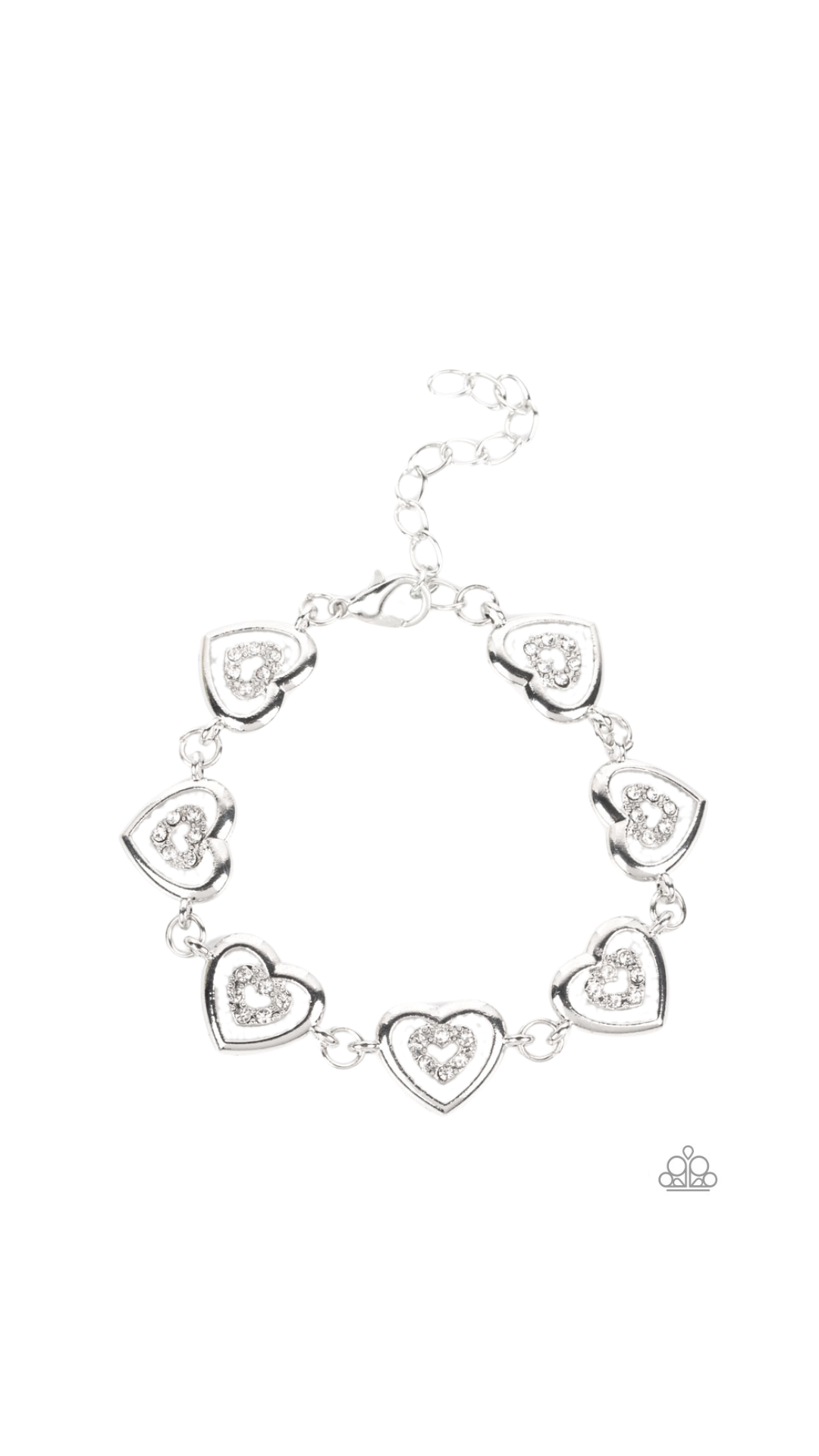 CATCHING FEELINGS - SILVER BRACELET - PAPARAZZI – 1133
