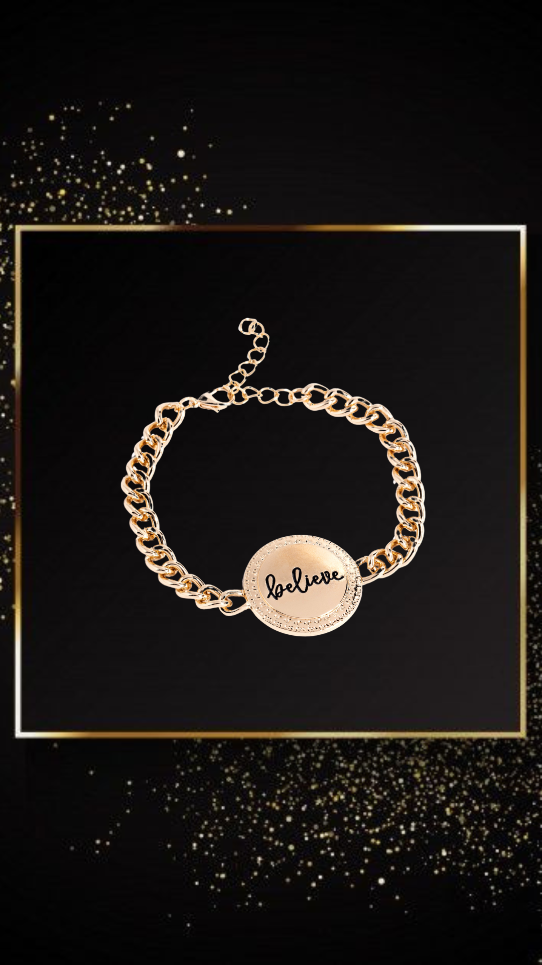 HOPE AND FAITH - GOLD BRACELET – PAPARAZZI - 1137
