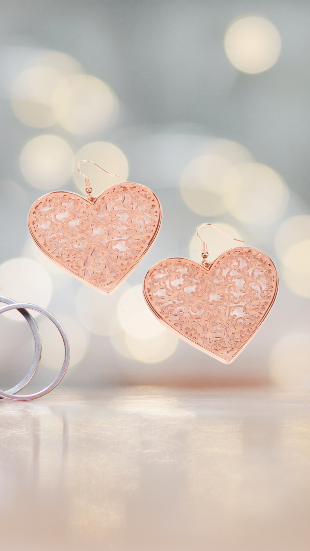 FAIREST IN THE LAND - ROSE GOLD EARRING - PAPARAZZI – 1301