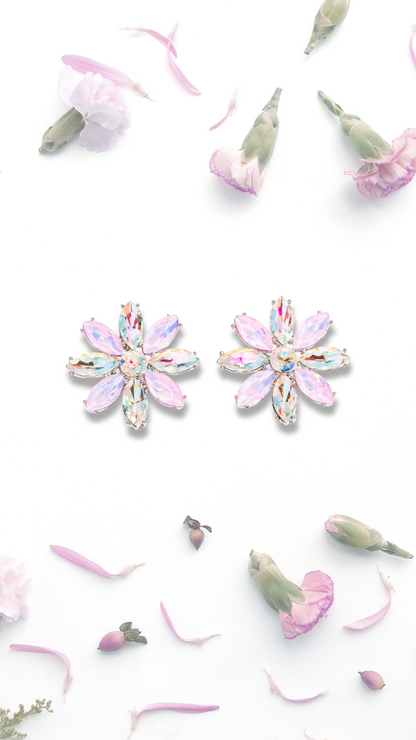 MAIDEN MAKEOVER EARRINGS – PINK - PAPARAZZI - 1317