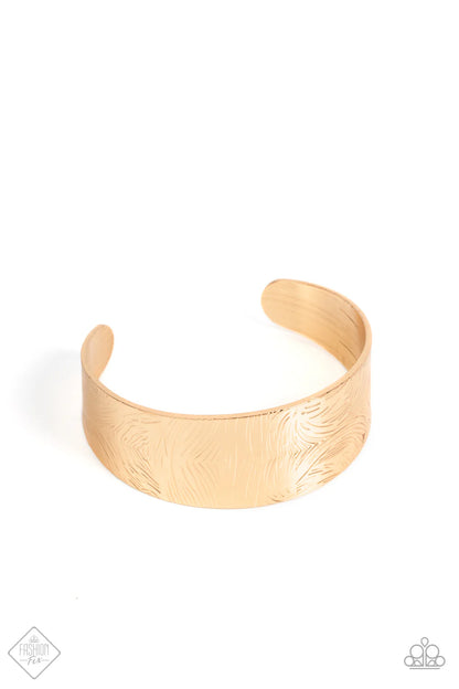 COOLLY CURVED - GOLD BRACELET - SUNSET SIGHTINGS - 1528