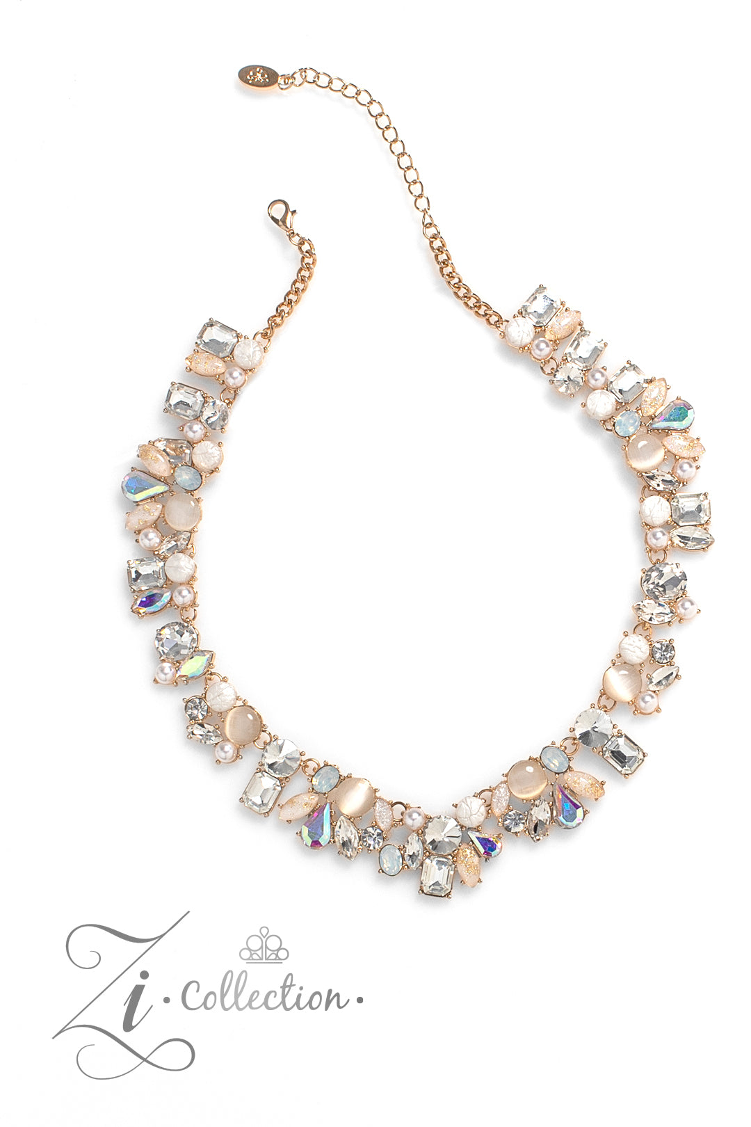 ENCHANTING - NECKLACE & EARRING SET - ZI COLLECTION - PAPARAZZI – 2262