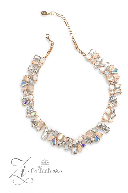 ENCHANTING - NECKLACE &amp; EARRING SET - ZI COLLECTION - PAPARAZZI – 2262