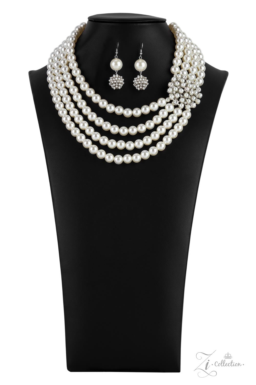 ROMANTIC - NECKLACE &amp; EARRING SET - ZI COLLECTION - PAPARAZZI – 2257