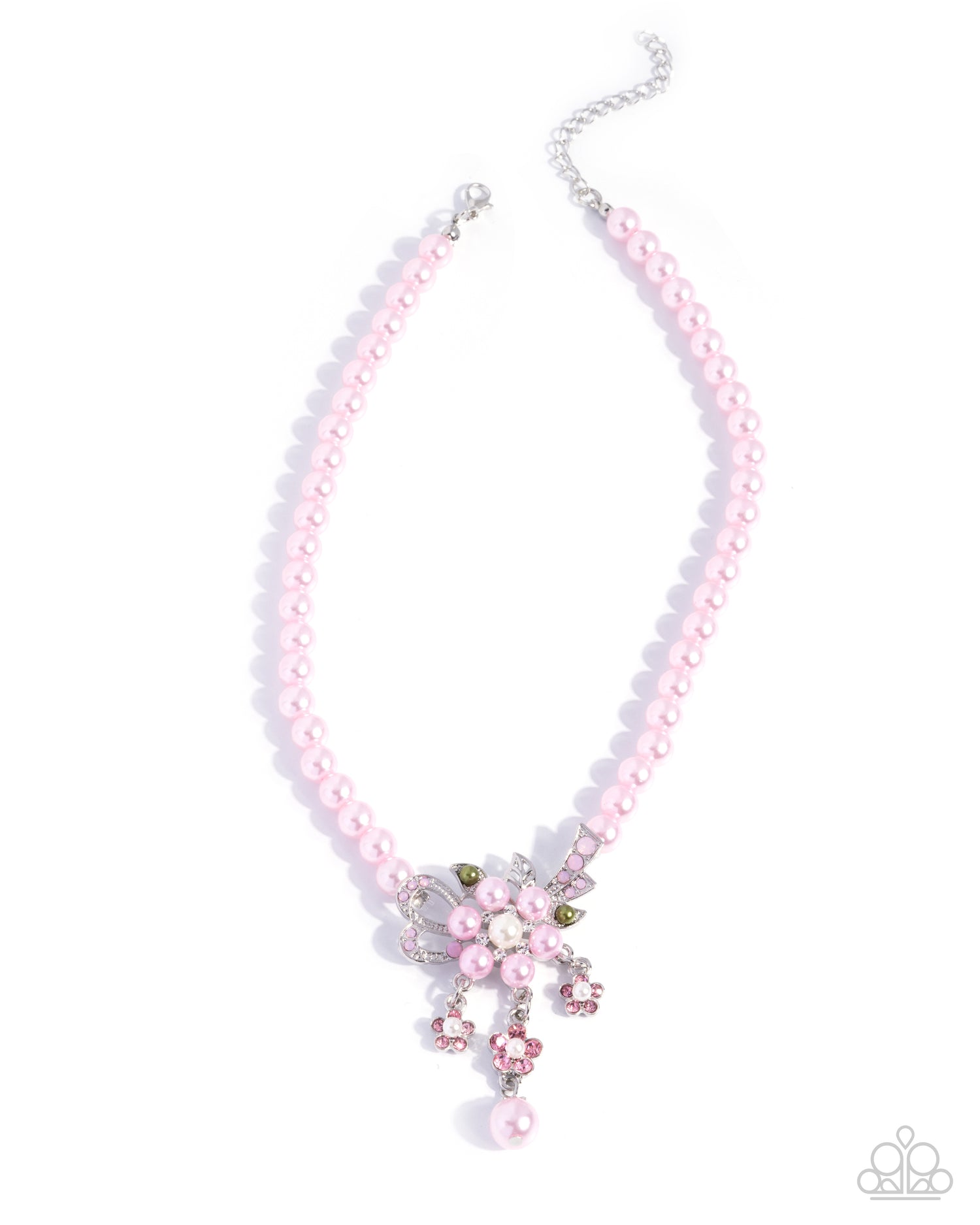 ALL OVER TON PINK NECKLACE – PINK - PAPARAZZI - 1884