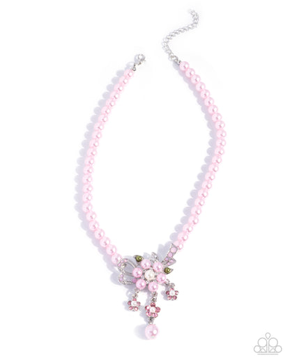 ALL OVER TON PINK NECKLACE – PINK - PAPARAZZI - 1884