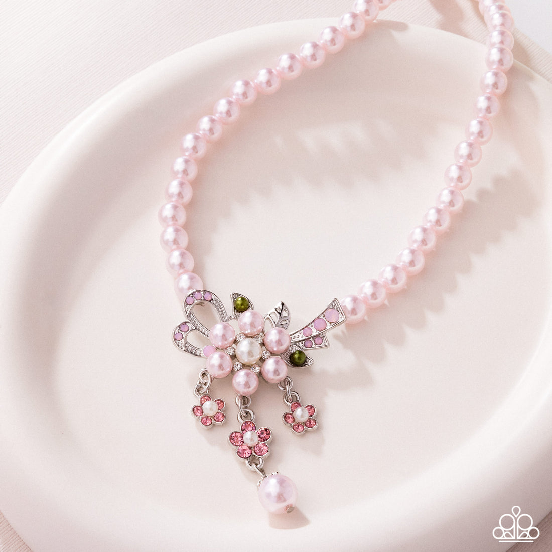 ALL OVER TON PINK NECKLACE – PINK - PAPARAZZI - 1884