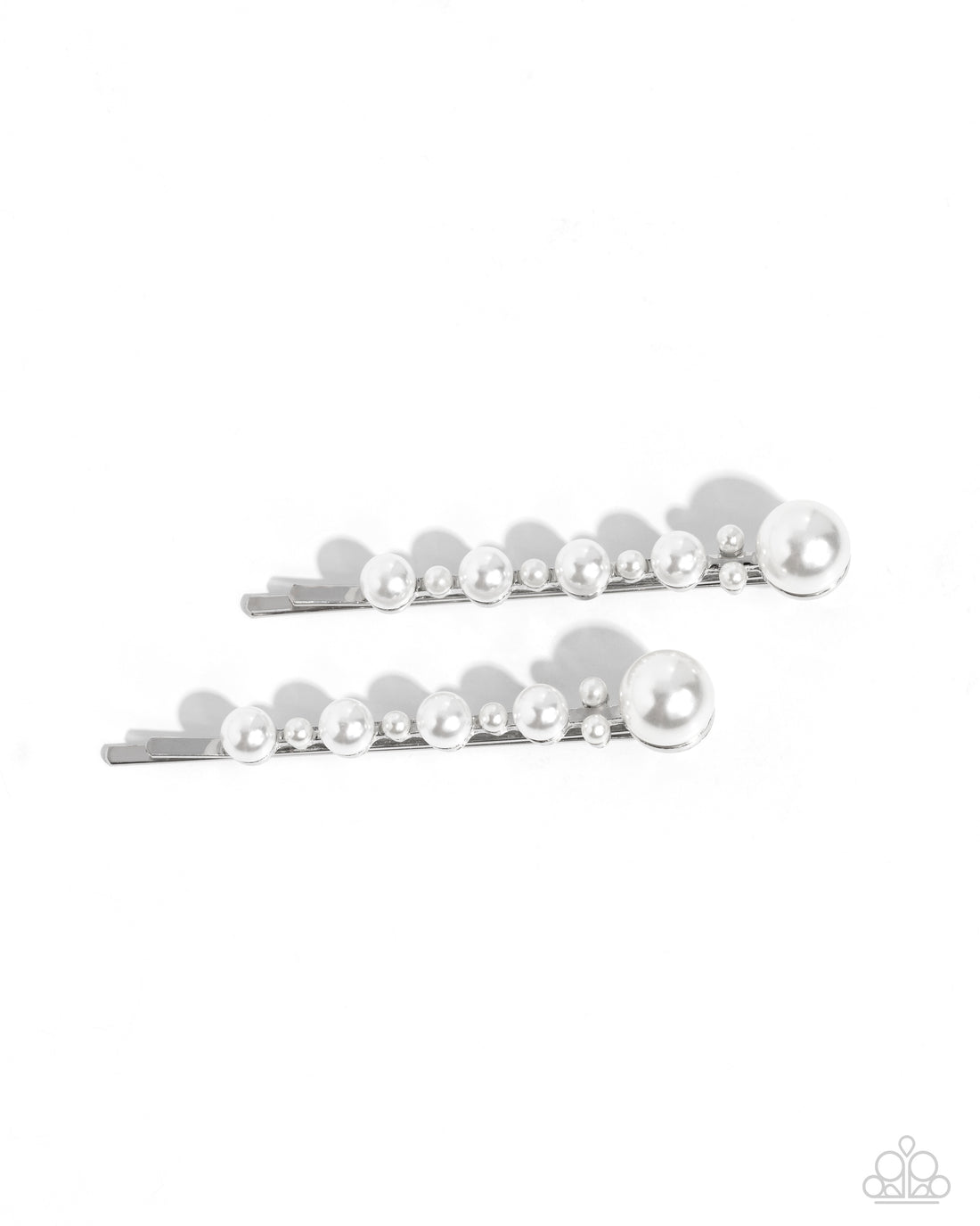 PROM PRINCESS – WHITE BOBBY PINS – PAPARAZZI – 1004