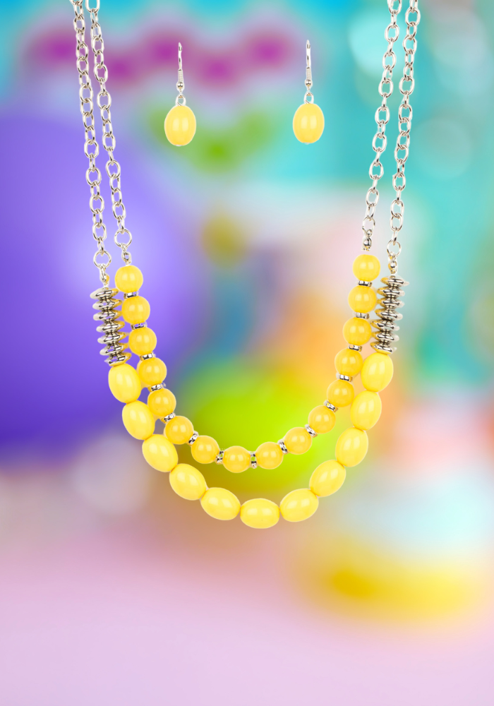 VENETIAN VOYAGE - YELLOW NECKLACE – 1856