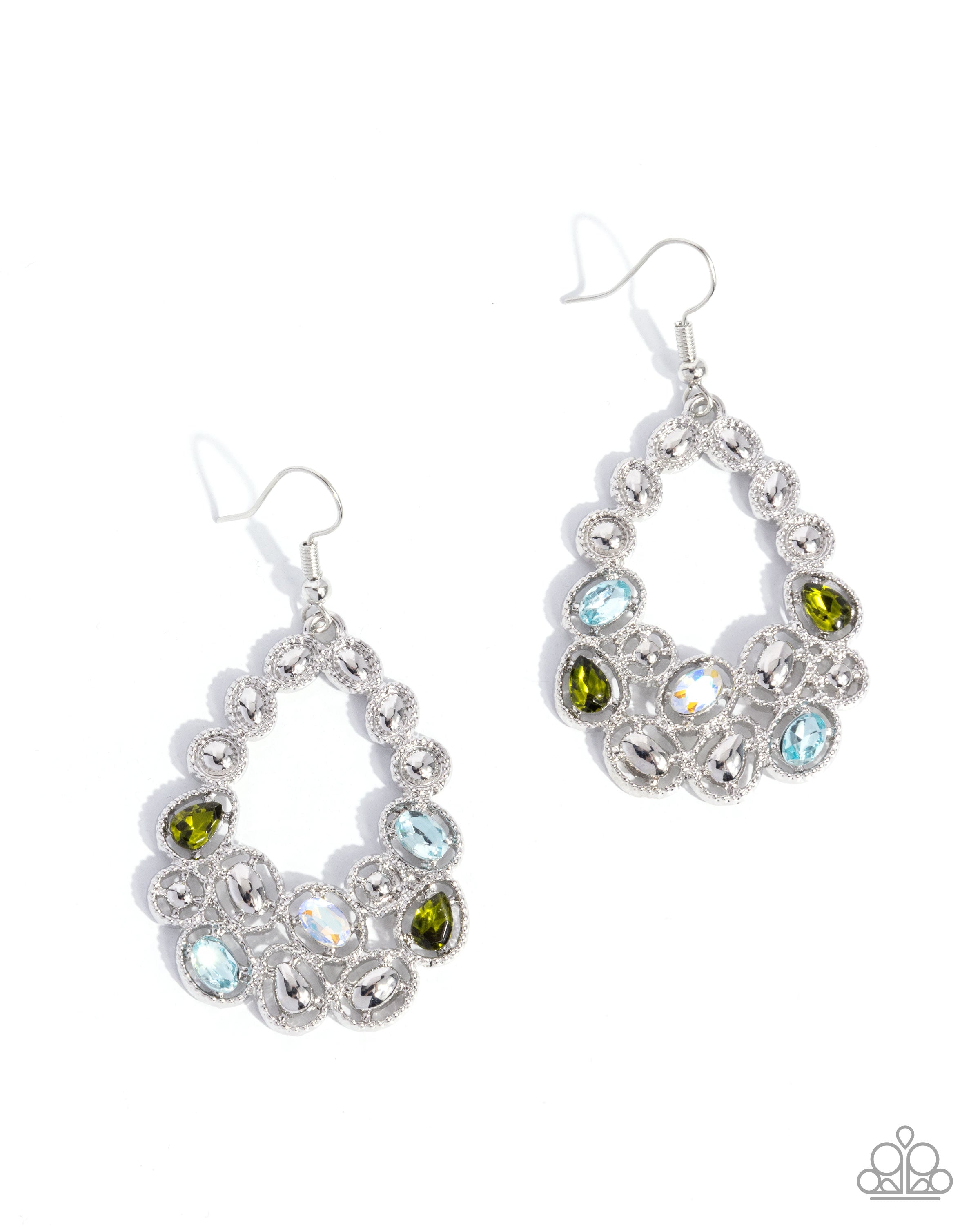 PRISMATIC PRINCIPAL EARRINGS – MULTI - PAPARAZZI - 1318