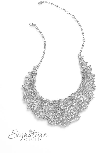 THE D’ETTA - NECKLACE &amp; EARRING SET - ZI COLLECTION - PAPARAZZI – 2261