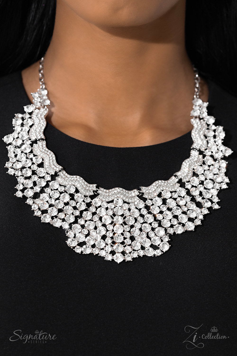 THE D’ETTA - NECKLACE &amp; EARRING SET - ZI COLLECTION - PAPARAZZI – 2261