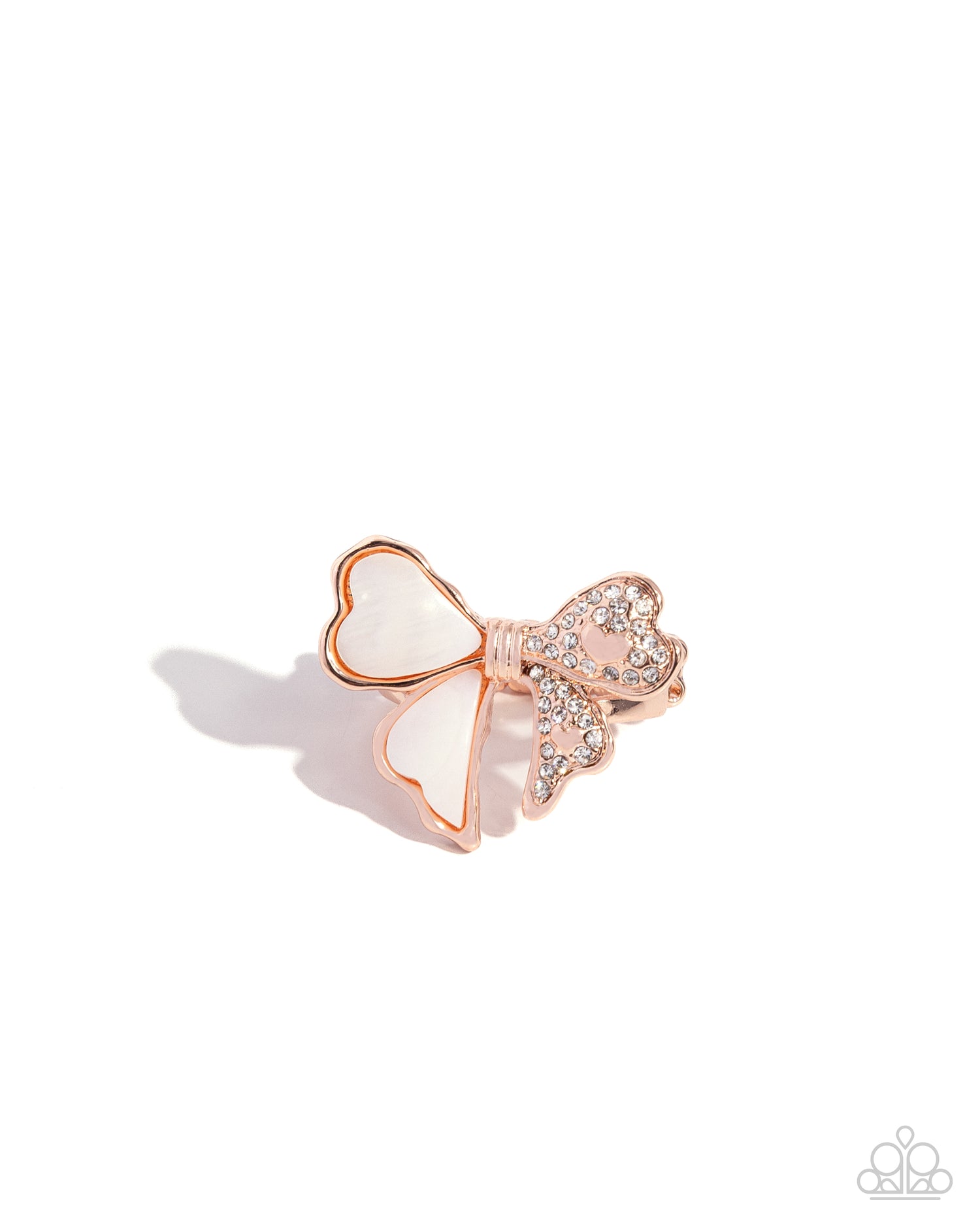 BOW-STOPPER RING – ROSE GOLD – PAPARAZZI – 2017