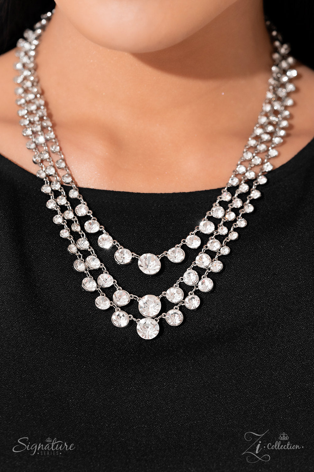 THE DANA - NECKLACE &amp; EARRING SET - ZI COLLECTION - PAPARAZZI – 2260