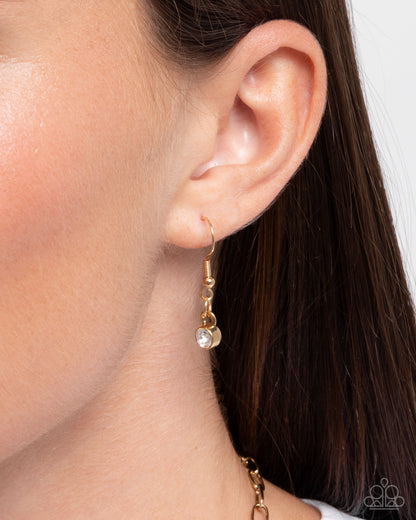 FOCUSED AFFECTION NECKLACE – GOLD – 1881