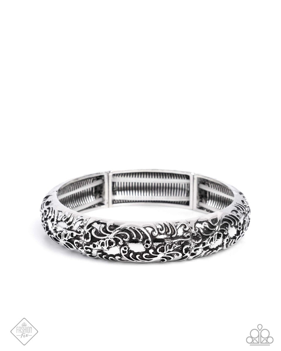 ENCHANTING ENTRANT BRACELET – SILVER – PAPARAZZI – 1139