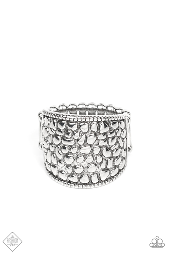 DOTTED DECORUM - SILVER RING - SIMPLY SANTA FE - 1532