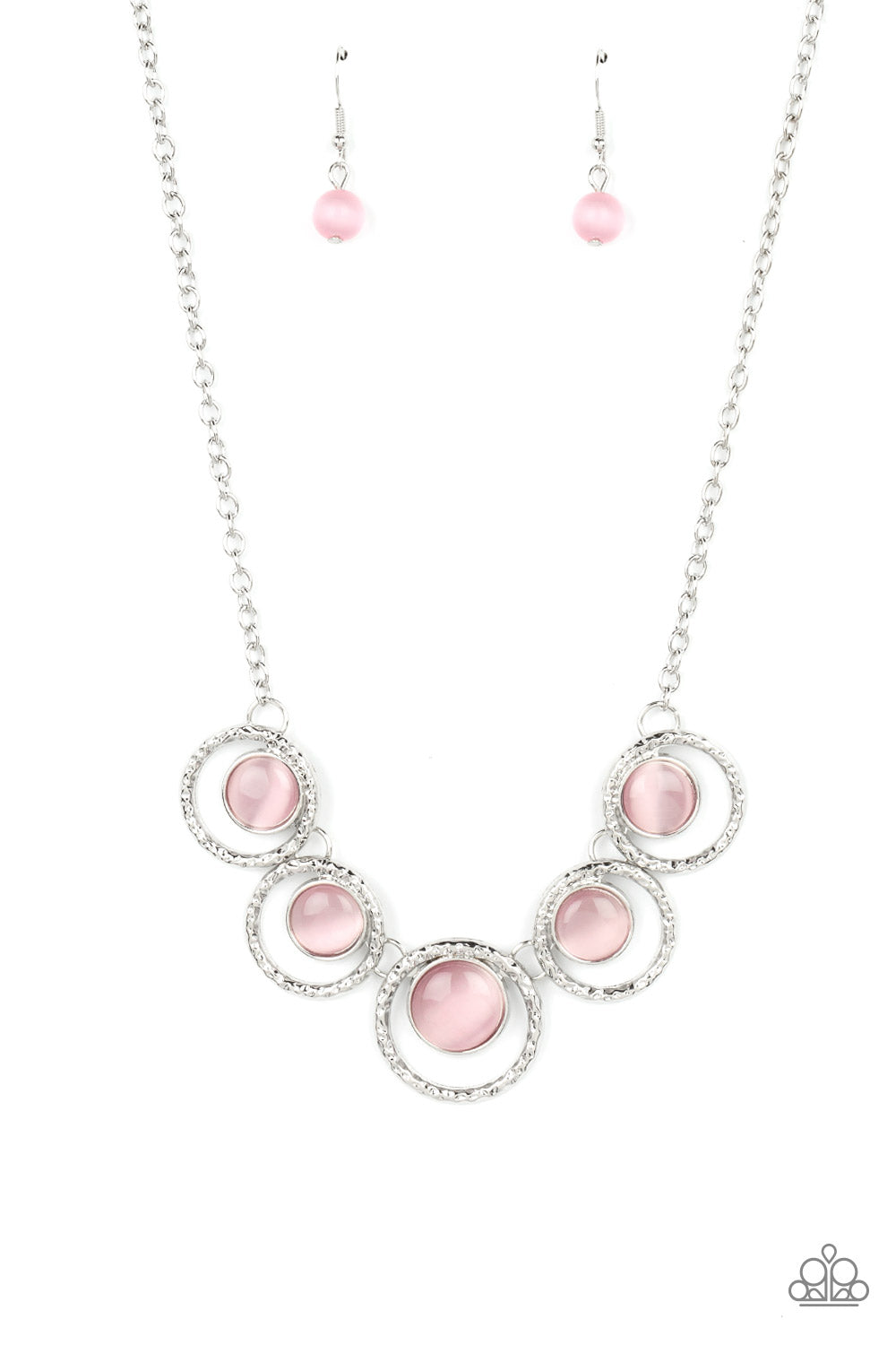 ELIPTICAL ENCHANTMENT - PINK NECKLACE – 1866