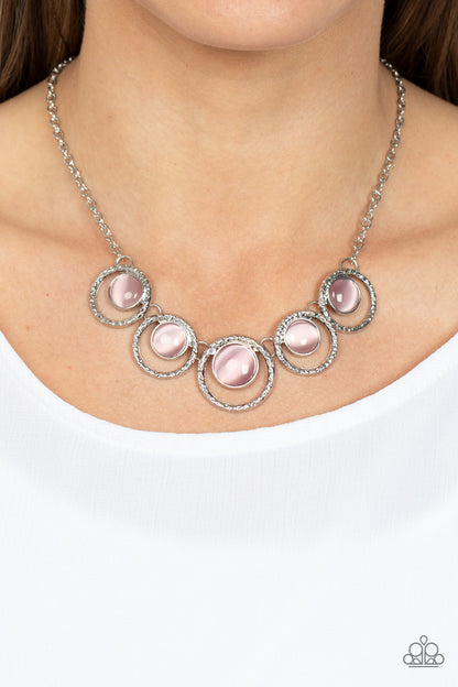 ELIPTICAL ENCHANTMENT - PINK NECKLACE – 1866