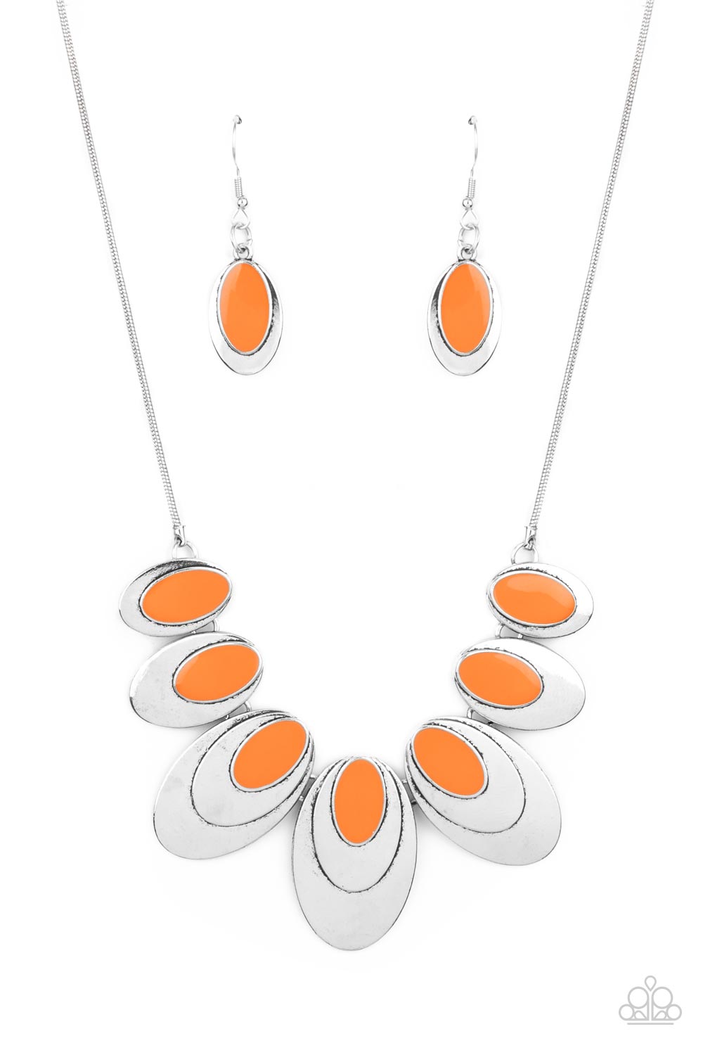 ENDLESS ECLIPSE - ORANGE NECKLACE – 1860