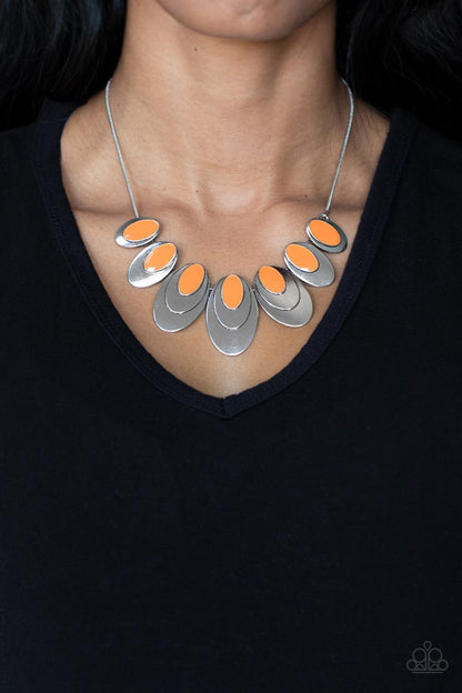 ENDLESS ECLIPSE - ORANGE NECKLACE – 1860