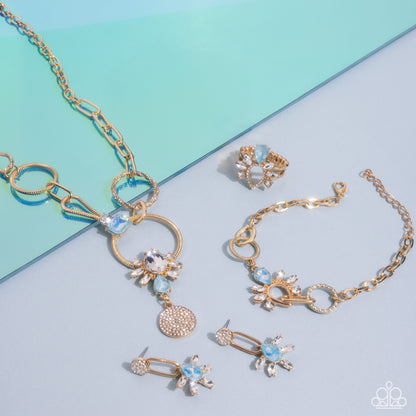 HEIRLOOM HEADLINE – GOLD EARRING – FIERCELY 5TH AVENUE – 1641E