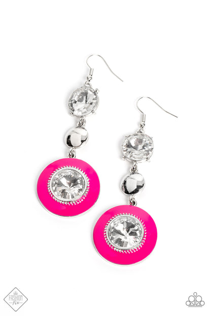 DAME DISPOSITION - PINK EARRING - GLIMPSES OF MALIBU – 1604