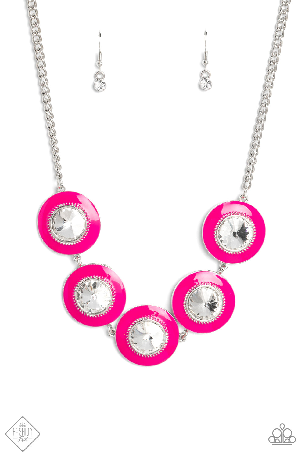 FEMININE FLAIR - PINK NECKLACE - GLIMPSES OF MALIBU – 1604