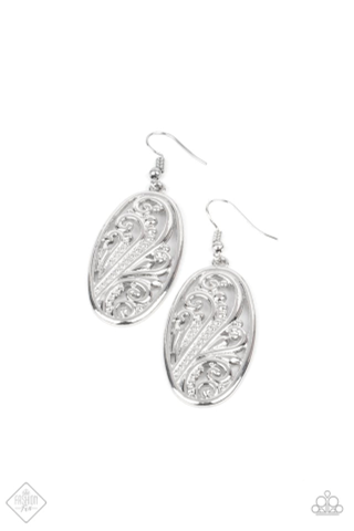 HIGHTIDE TERRACE - SILVER EARRING - GLIMPSES OF MALIBU - 1520