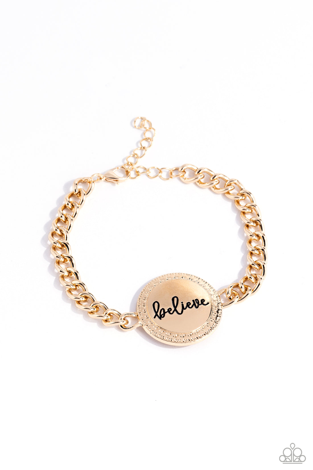 HOPE AND FAITH - GOLD BRACELET – PAPARAZZI - 1137