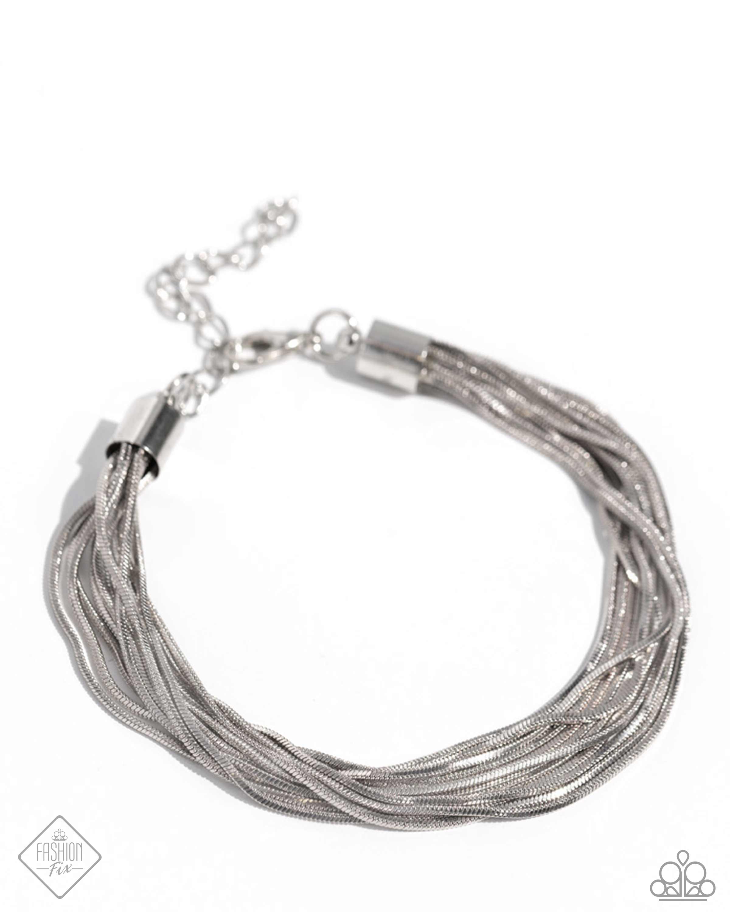 BY A SHOW OF STRANDS – SILVER BRACELET – MAGNIFICENT MUSINGS – 1640