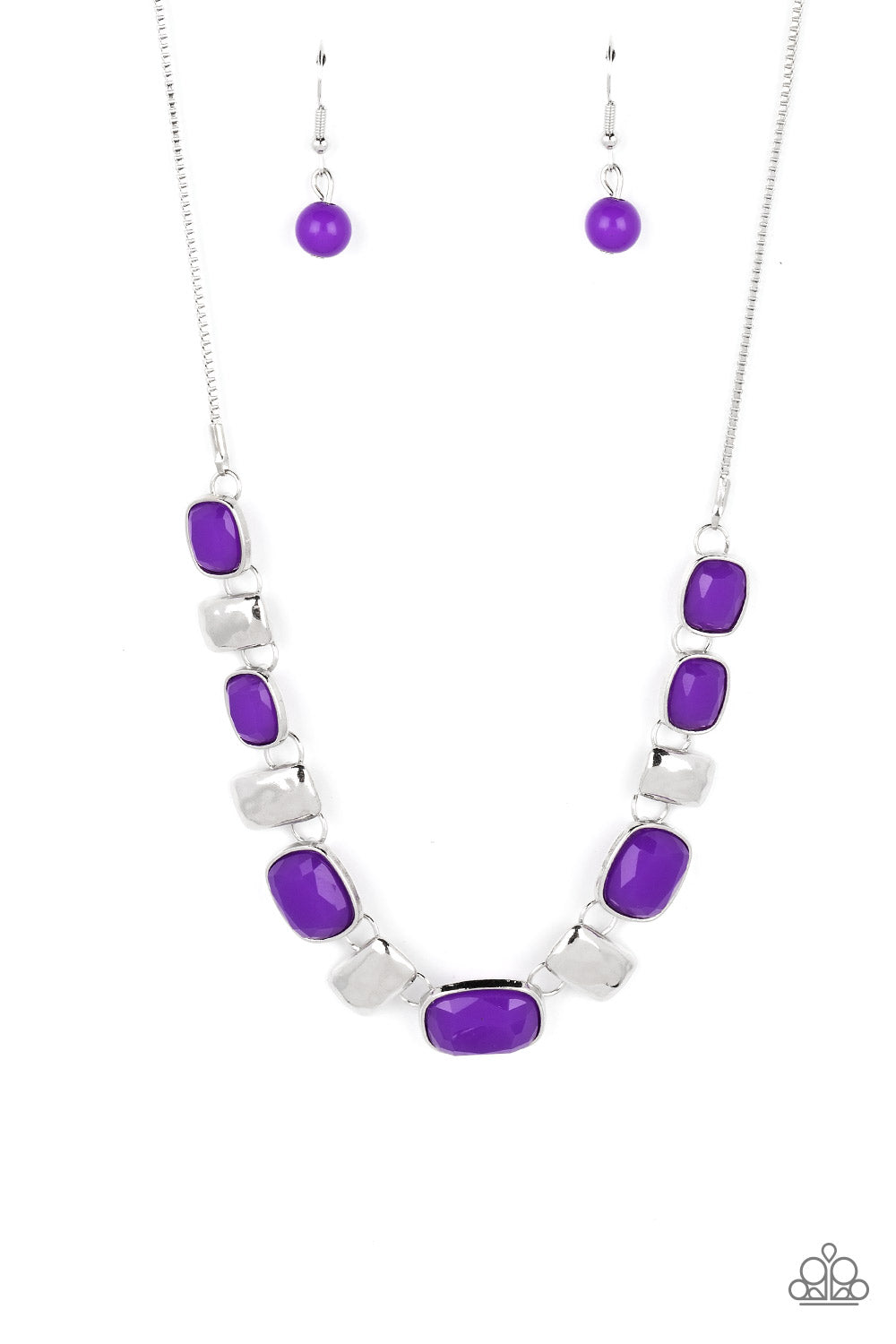 POLISHED PARADE - PURPLE NECKLACE – 1865