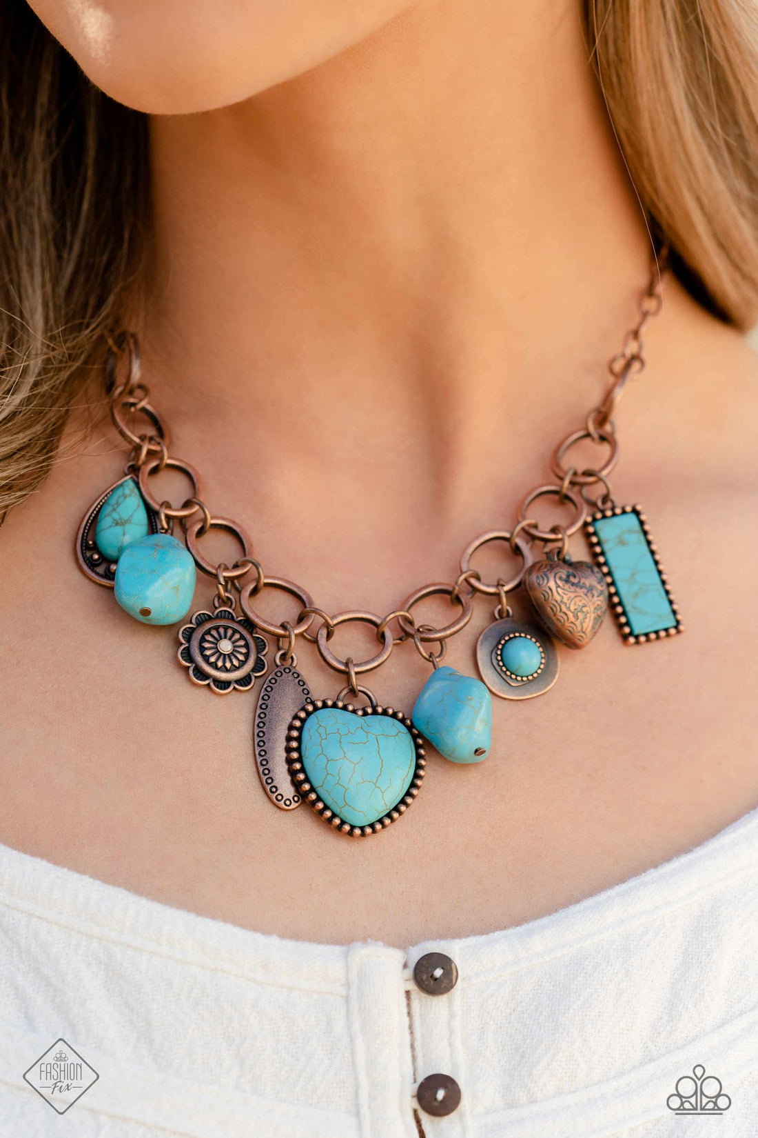 COUNTRYSIDE COLLECTION - BLUE NECKLACE - SIMPLY SANTA FE – 1611