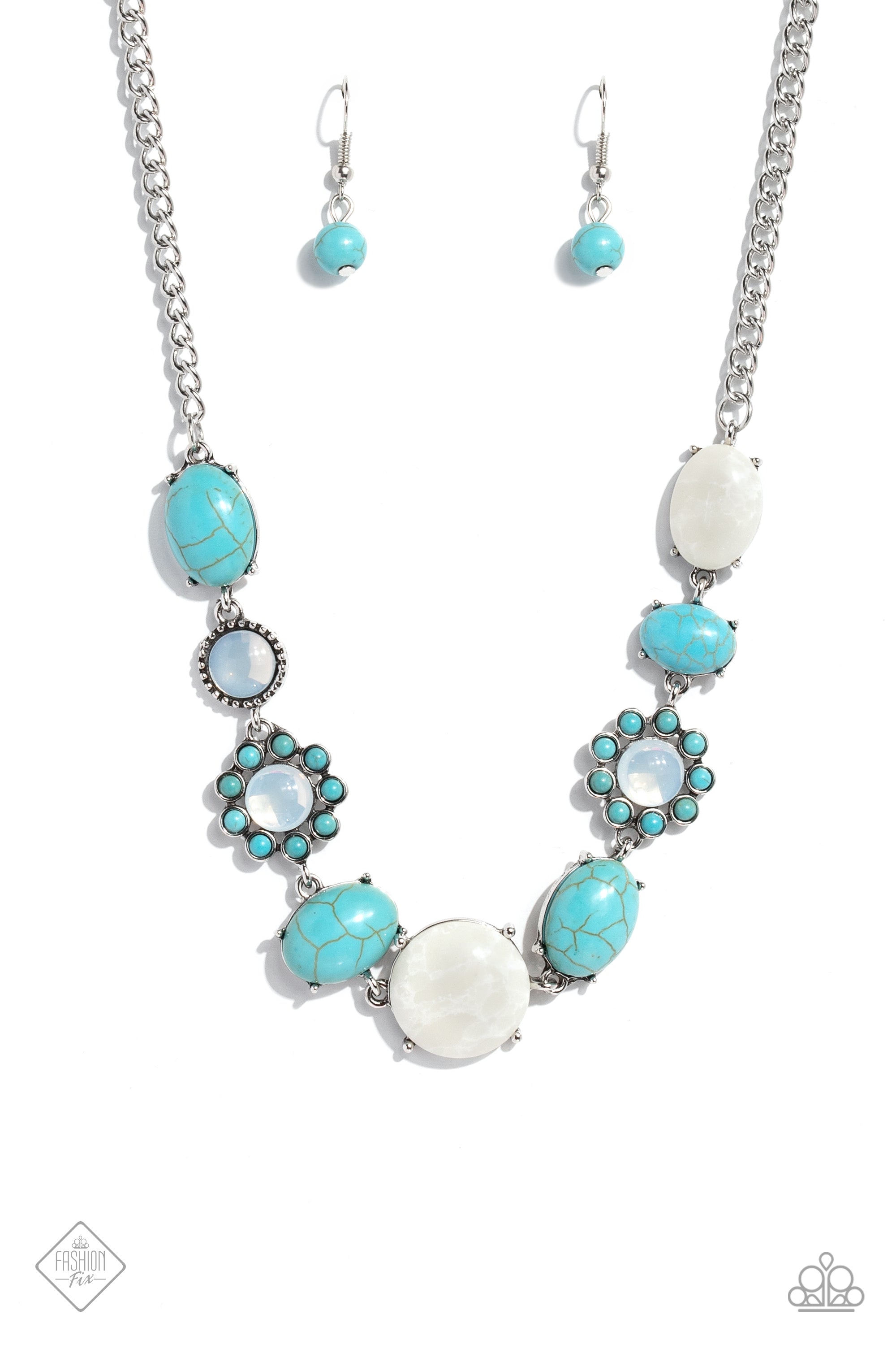 COWBOY CATWALK - BLUE NECKLACE - SIMPLY SANTA FE – 1616