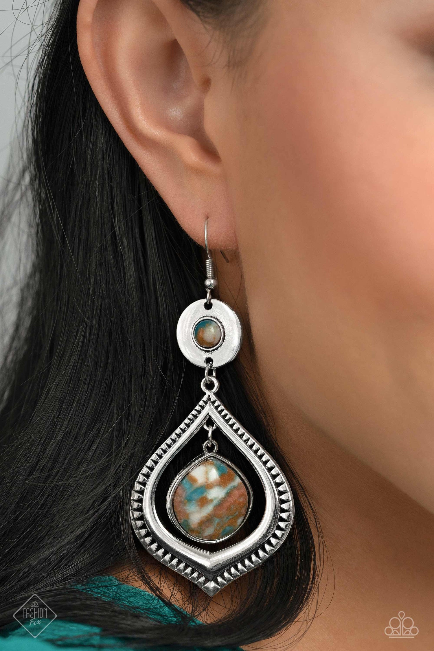 CUZ I CLAN - BROWN EARRING - SIMPLY SANTA FE – 1621