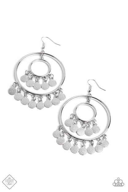 CAVIAR COMMAND - SILVER EARRING - SUNSET SIGHTINGS – 1612