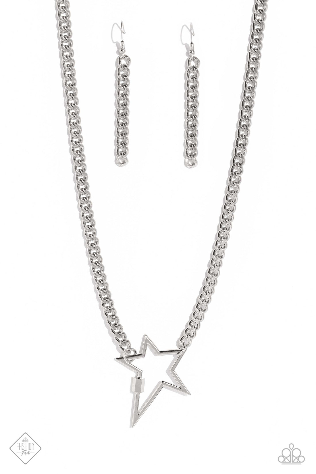 PLAYFUL POPSTAR - SILVER NECKLACE - SUNSET SIGHTINGS – 1627