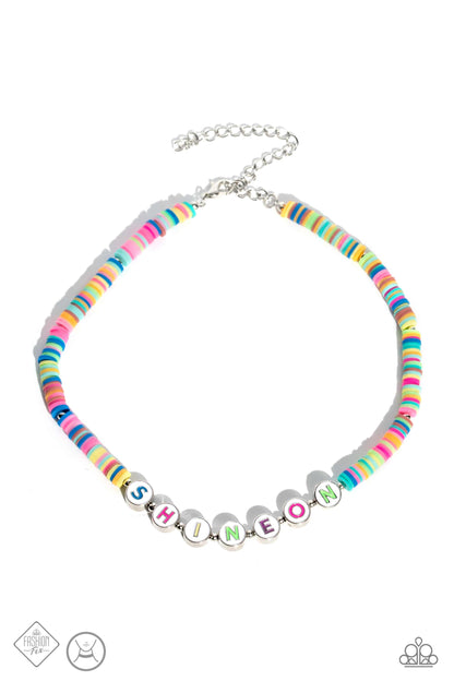 PSYCHEDELIC GLOW - MULTI NECKLACE - SUNSET SIGHTINGS-1622