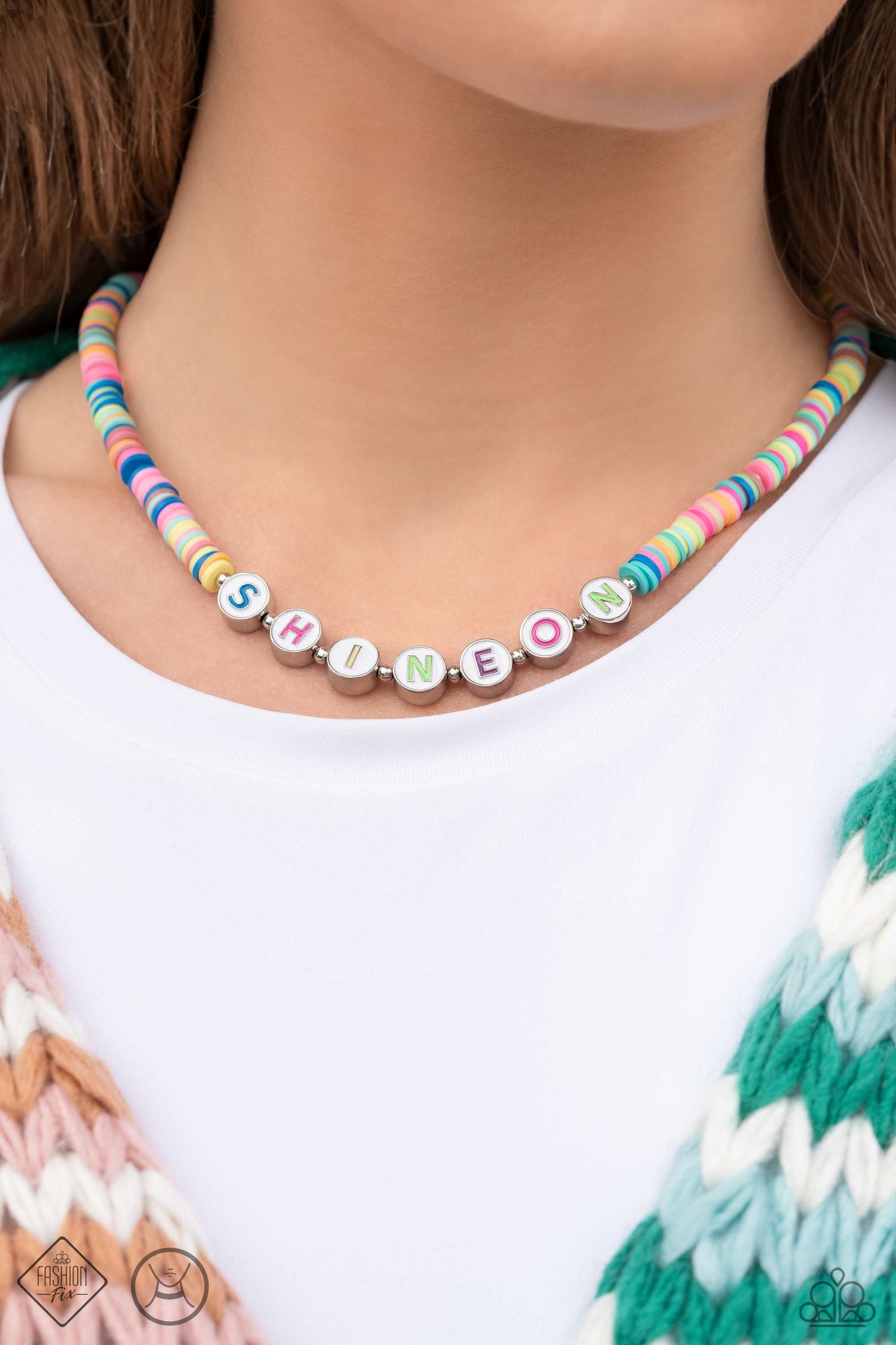 PSYCHEDELIC GLOW - MULTI NECKLACE - SUNSET SIGHTINGS-1622