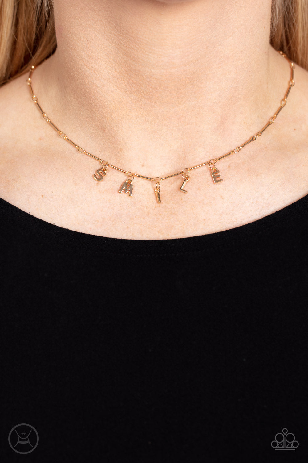 SAY MY NAME - GOLD CHOKER - PAPARAZZI - 1842