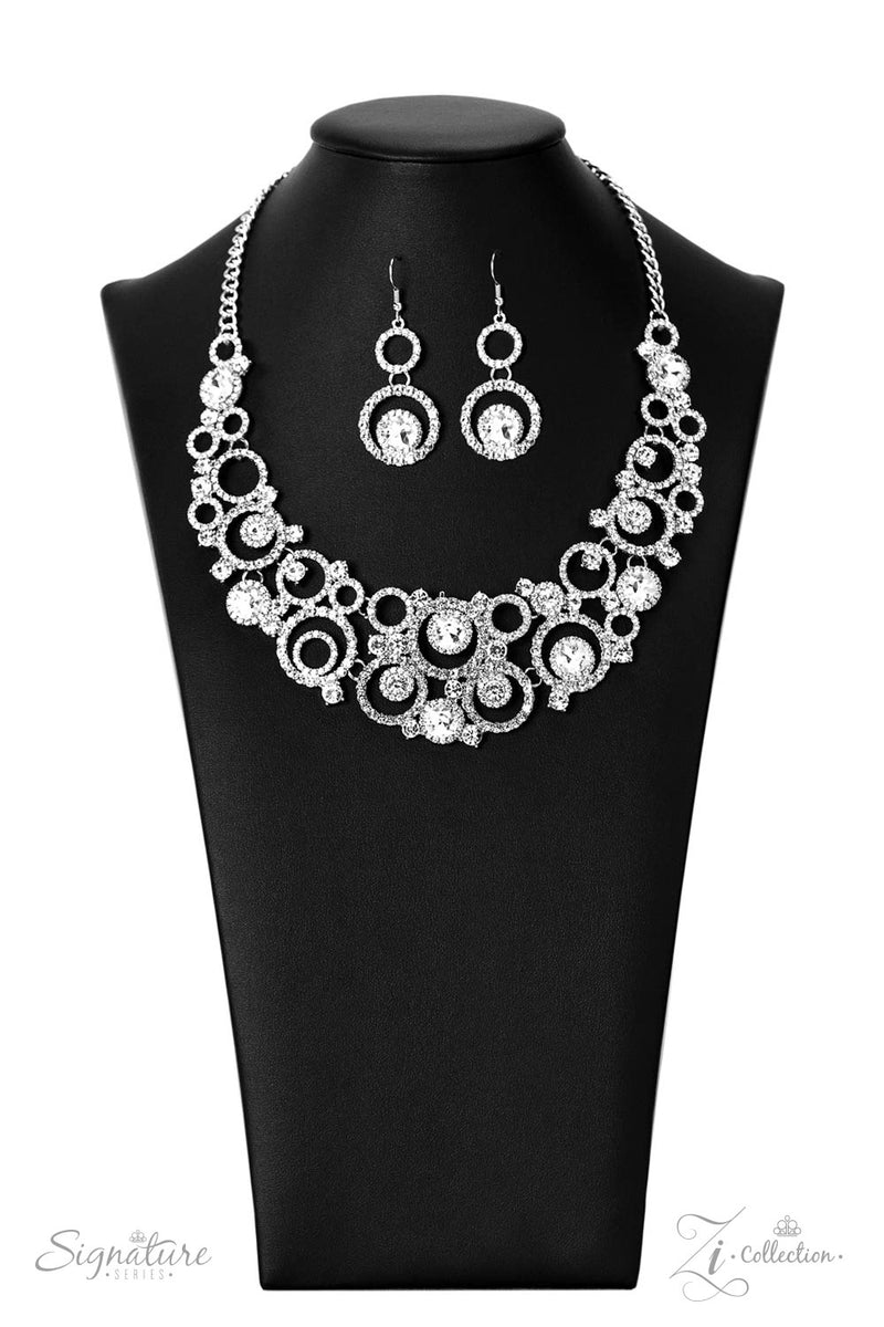 THE JENNIFER - NECKLACE &amp; EARRING SET - ZI COLLECTION - PAPARAZZI – 2268