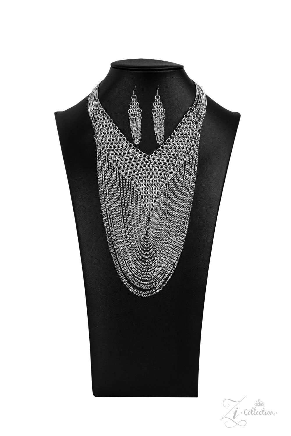 DEFIANT - NECKLACE &amp; EARRING - ZI COLLECTION - PAPARAZZI – 2254