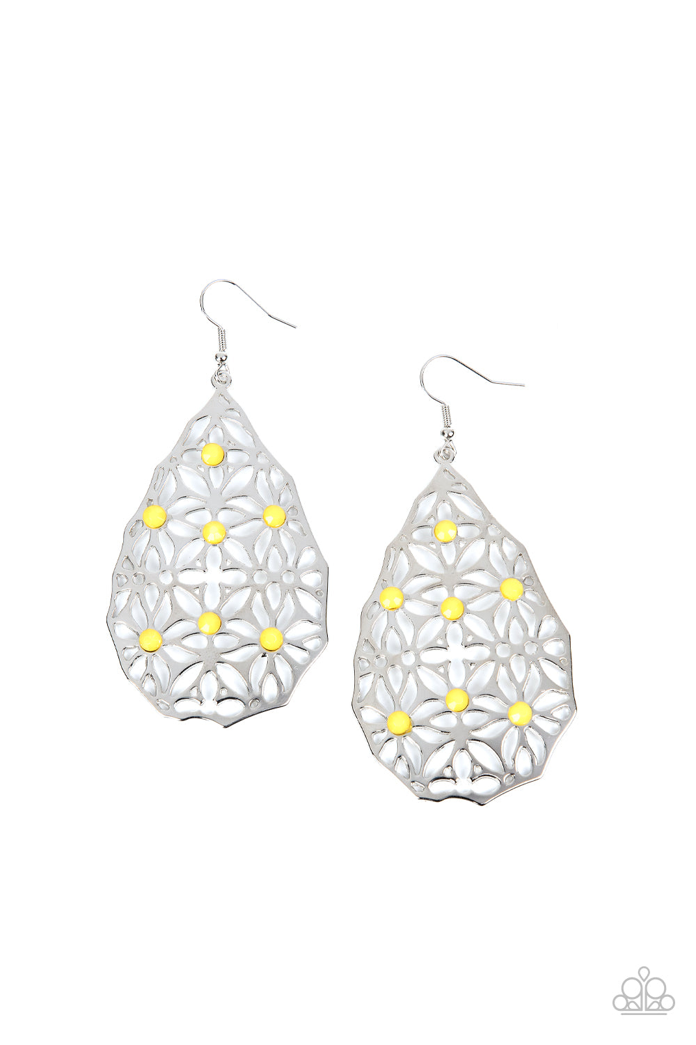 DELIGHTFULLY DAISY - YELLOW EARRINGS - PAPARAZZI – 1286