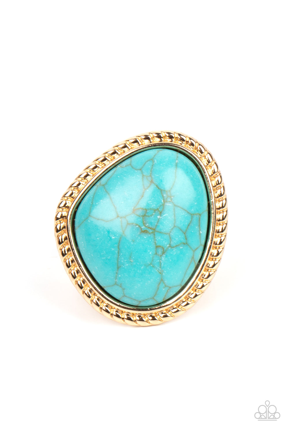 TAKE THE HIGH RODEO - TURQUOISE RING – PAPARAZZI - 2011