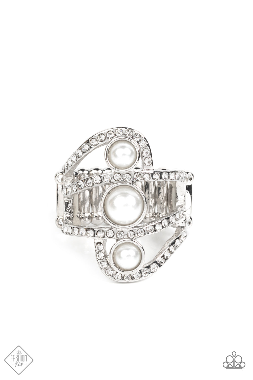 COLOR ME ENVIOUS - WHITE RING - FIERCELY 5TH AVENUE - 1544