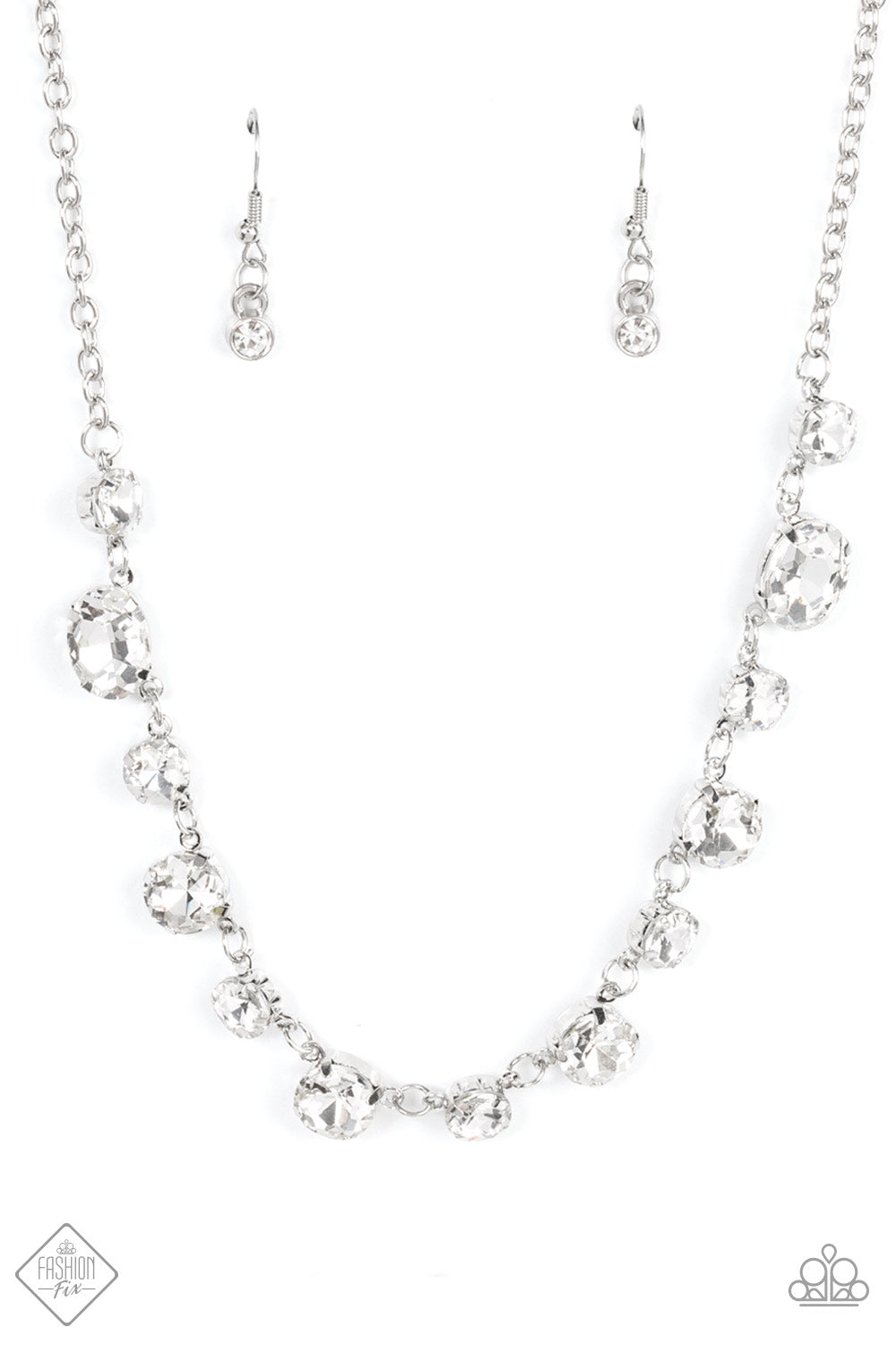 HANDS OFF THE CROWN - SILVER NECKLACE - FIERCELY 5TH AVENUE - 1549