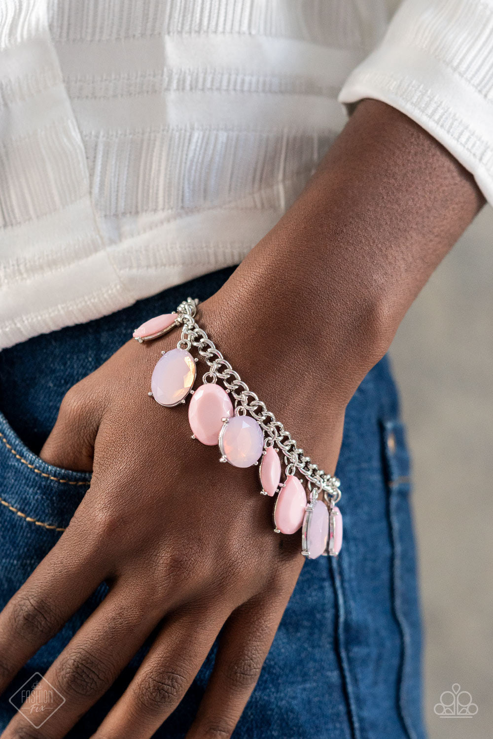 SERENDIPITOUS SHIMMER - PINK BRACELET - PAPARAZZI - 1550