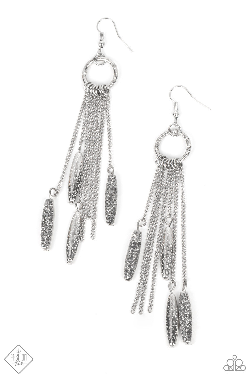 THRIFTY TASSEL - SILVER EARRINGS - MAGNIFICENT MUSINGS - 1551